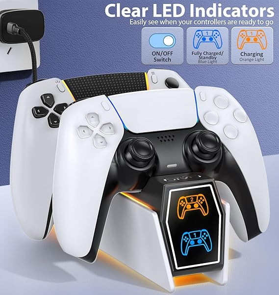 شارژر همزمان هر دو دسته ps5