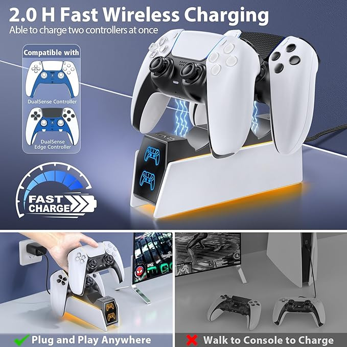 شارژر سریع دسته ps5 , ps5 edge