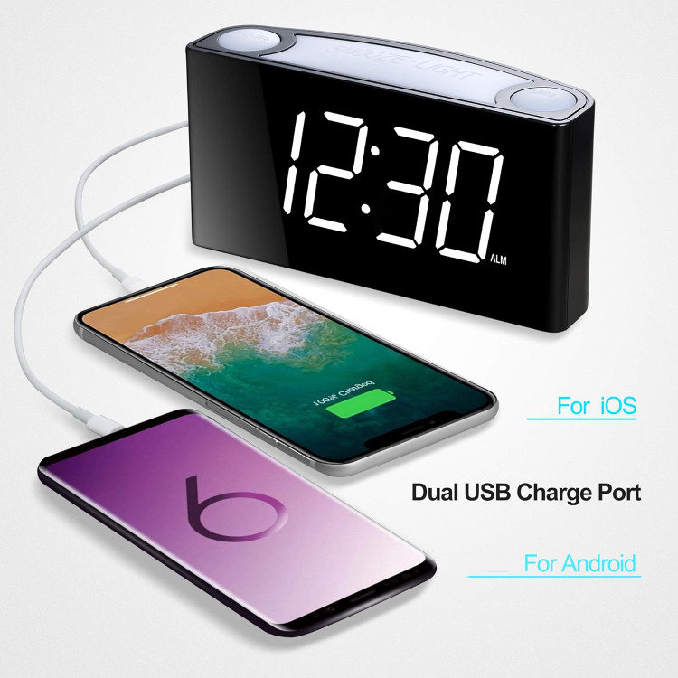 خرید ساعت زنگدار با قابلیت شارژ گوشی