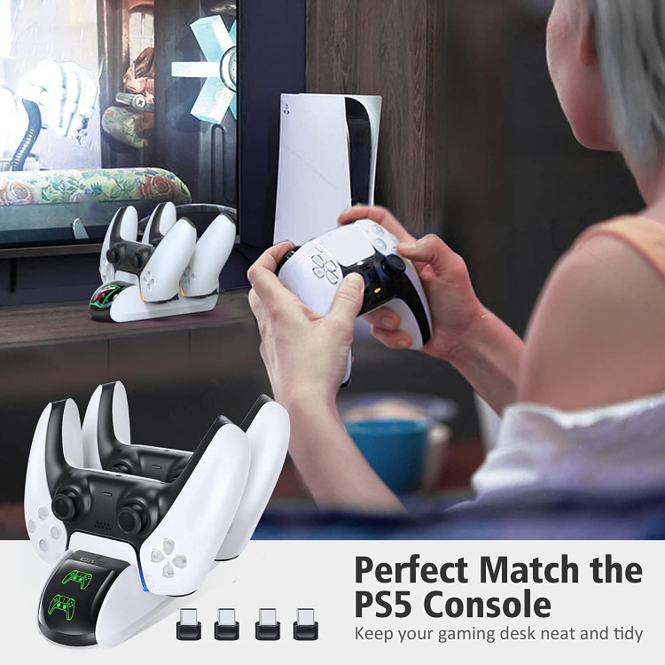 شارژر مناسب دسته ps5 و ps5 edge
