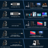 هدست بی سیم حرفه ای مخصوص PS4_PS5_PC_L,FHDG و نیتیندو سوییچ