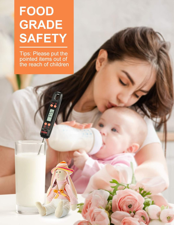 دماسنج دیجیتالی آشپزخانه ارجینال HABOR منسب تنظیم دمای شیر نوزاد