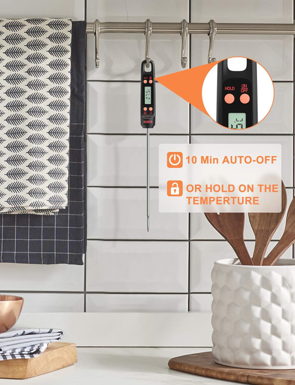 دماسنج دیجیتالی آشپزخانه ارجینال HABOR دارای گیره جهت آویزان کردن