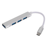 هاب USB-C چهار پورت مدل C-809 با کیفیت اصلی