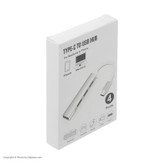 هاب USB-C چهار پورت مدل C-809 با کیفیت اصلی