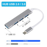 هاب USB-C چهار پورت مدل C-809 با کیفیت اصلی