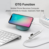 هاب USB-C چهار پورت مدل C-809 با کیفیت اصلی