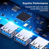 هاب USB-C چهار پورت مدل C-809 با کیفیت اصلی