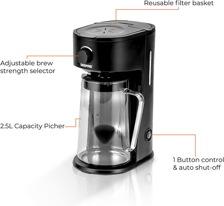 قهوه ساز و ایس تی ساز جیپاس مدل GCM41516