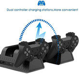 شارژ دسته PS4 و خنک کننده کنسول اصلی