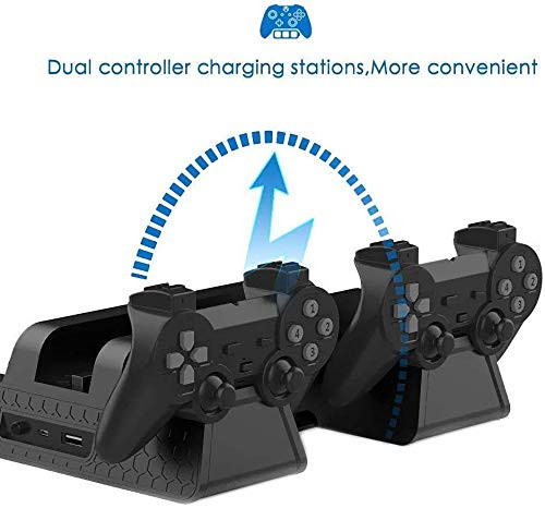 شارژ دسته PS4 و خنک کننده کنسول اصلی