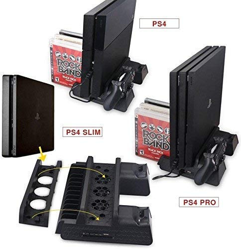 پایه نگهدارنده وخنک کننده و شارژر Ps4 ( هر سه مدل ) برند DOBE