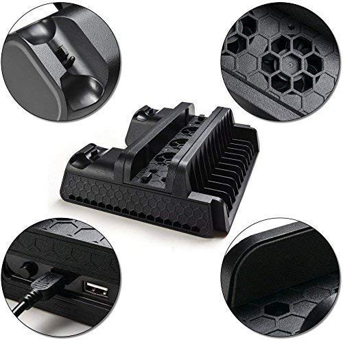 پایه نگهدارنده وخنک کننده و شارژر Ps4 ( هر سه مدل ) برند DOBE