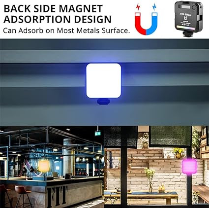 نور ثابت با مغناطیس پشت