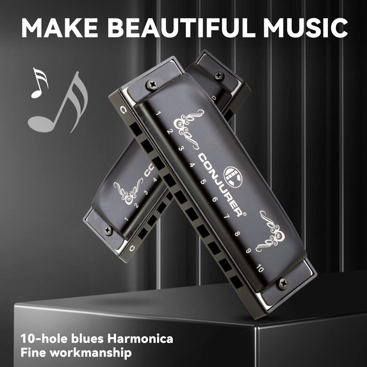ساز دهنی دیاتونیک هارمونیکا 10 سوراخ