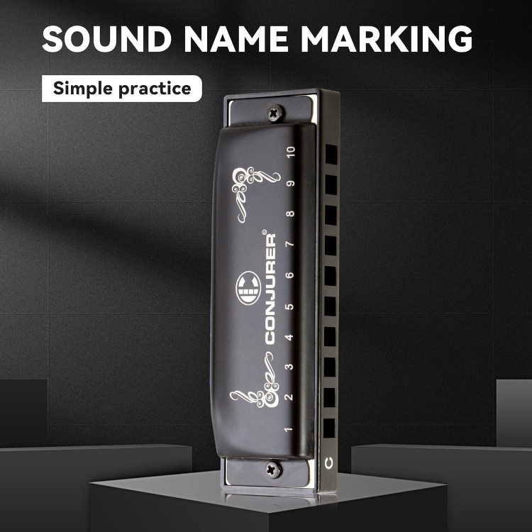 ساز دهنی دیاتونیک هارمونیکا 10 سوراخ