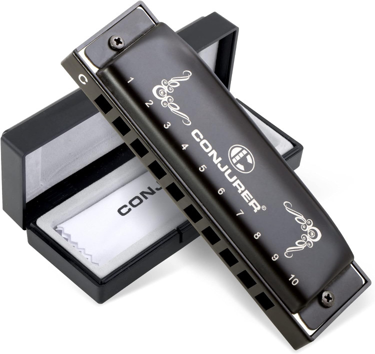 ساز دهنی دیاتونیک هارمونیکا 10 سوراخ