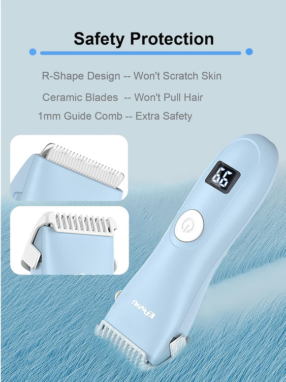 ماشین اصلاح کودکان با صدای کم و تیغه های ایمن