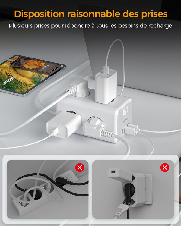 بهترین چندراهی برق USB دار