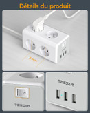 چند راه برق USB دار ارجینال