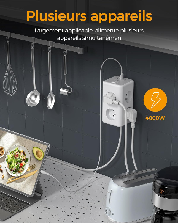 بهترین چندراهی برق USB دار