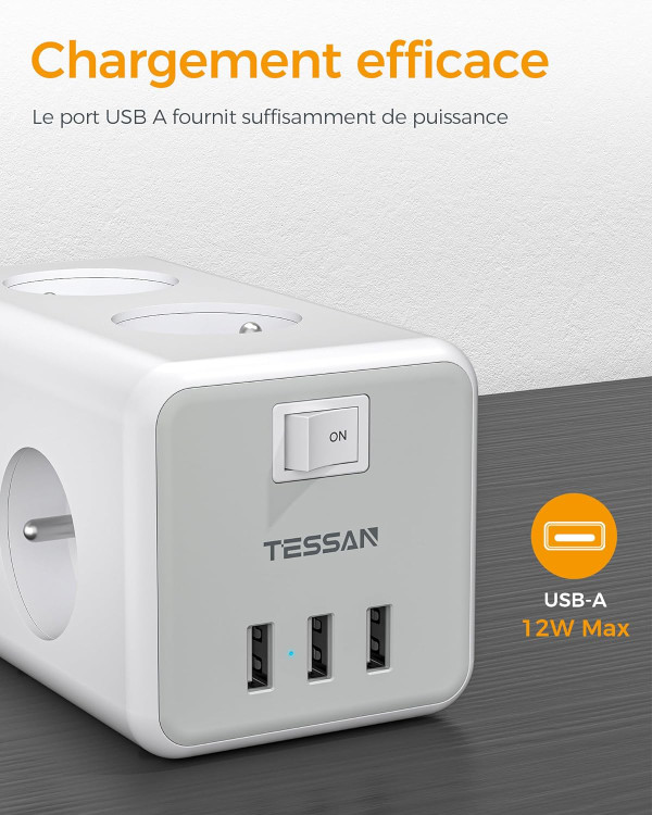 یک وسیله که هم چند راه برقه هم جای شارژر داره