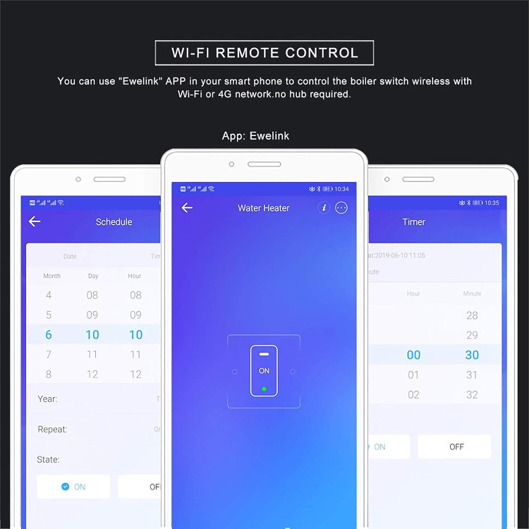 سویچ هوشمند دیگ بخار تایمر دار