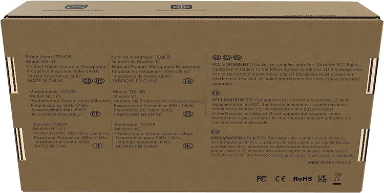 میکروفون حرفه ای و ارجینال تونور