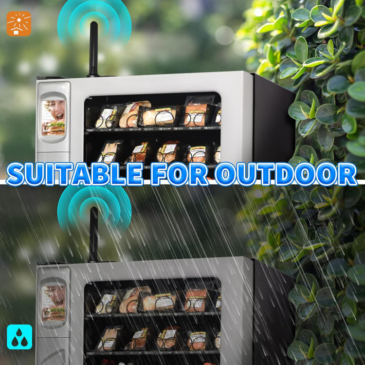 آنتن Bingfu 2-Pack 4G LTE 5dBi SMA TS9 آنتن شبکه همه جانبه خارجی با پایه مغناطیسی برای مودم روتر 4G LTE CPE Gateway روتر پهن باند بی سیم MiFi MiFi Hotspot Router مودم USB