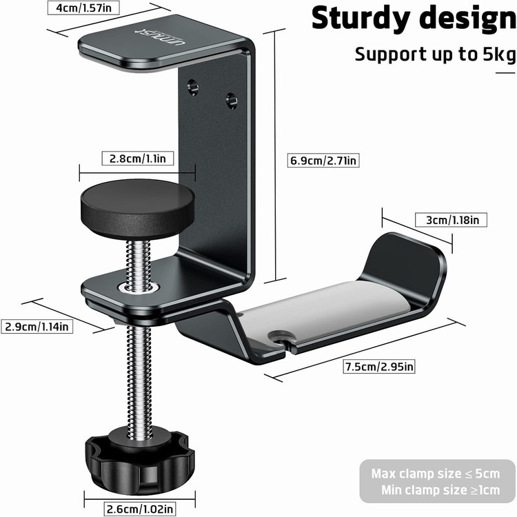 بهترین گیره برای هدفون تا وزن 5 کیلوگرم