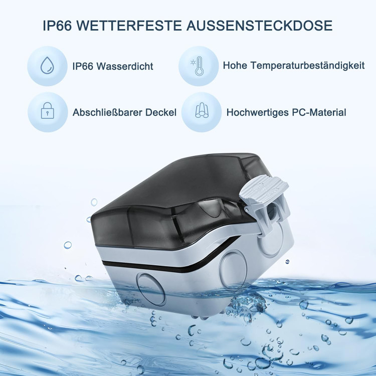 پریز برق کاملا ضد آب