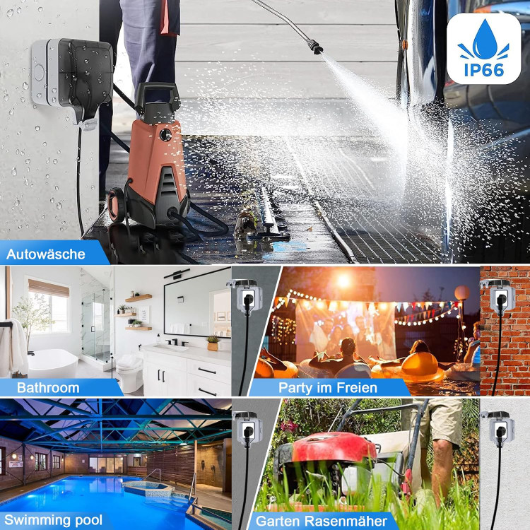 پریز برق بارانی ارچینال 16 آمپر از آمازون برای نصب در فضای بیرون