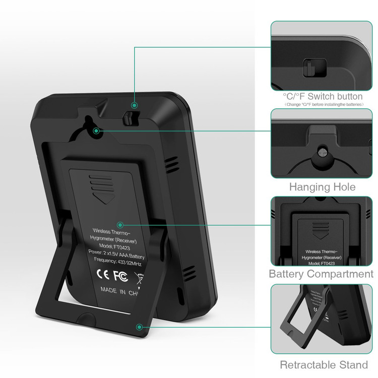 دماسنج و رطوبت سنج دیجیتال صنعتی