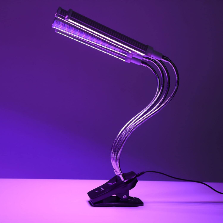 چراغ رشد گیاهان با نور بنفش