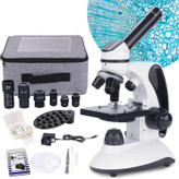 کیت کامل میکروسکوپ تک چشمی BEBANG بزرگنمایی 40X-2000X