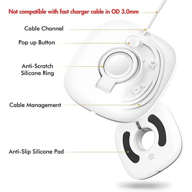 پایه تاشو و تخت شو شارژر اپل