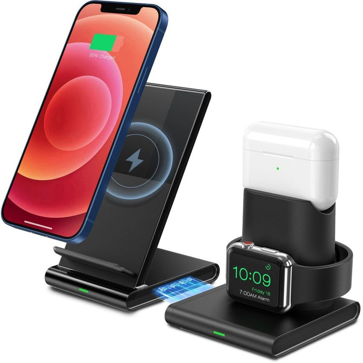 شارژر وایرلس 3 کاره ارجینال از برند معتبر سنو