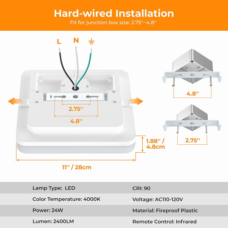 چراغ سقفی مناسب نصب برای انواع مکان های مرطوب