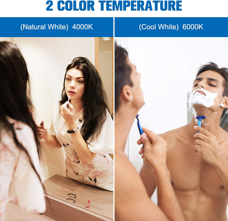 خرید چراغ بالای آینه برای دیدن بالاترین جزییات ممکن