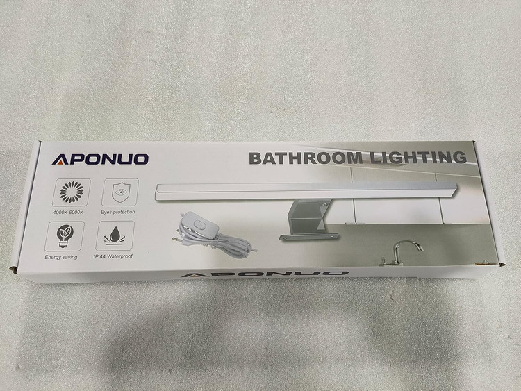 چراغ بالای آینه 12 وات led جنس فولاد ضد زنگ ارجینال