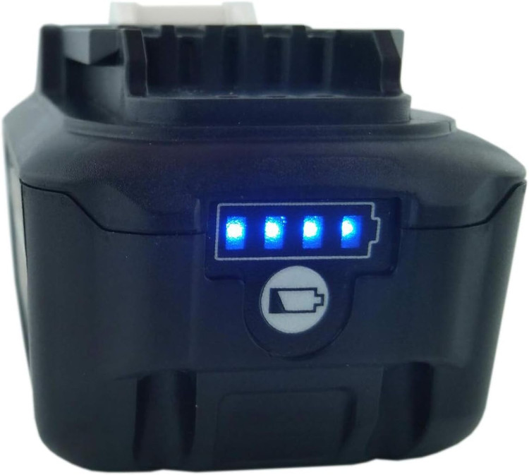 باتری دریل شارژی 12 ولت 4 آمپر سازگار با دریل های ماکیتا مدل BL1041B با نشانگر باتری