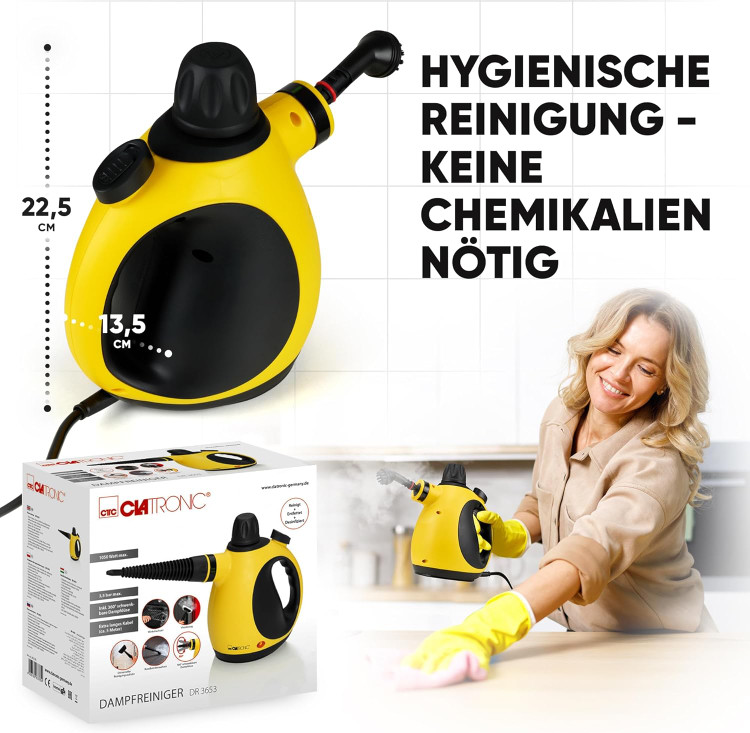 بخارشوی دستی ارجینال کلاترونیک آلمان مدل DR 3653