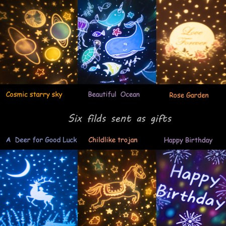 پروژوکتور و چراغ خواب اتاق کودک مدل dream wish