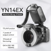 فلاش رینگ ماکرو Yongnuo مدل YN14EX برای دوربین های canon