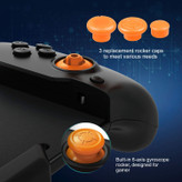 Zacro Controller for N-Switch, Dual Motor Vibration Switch Controller Six-axis Gravity Sensor, Comfortable & Ergonomic Design NS Non-slip In-line Hand Grip Joy-Con Replacement for Male Hand Shape
