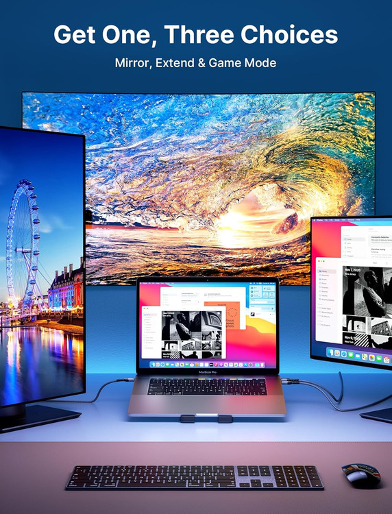 خرید کابل اتصال گوشی آیفون به تلویزیون با یفیت 4k