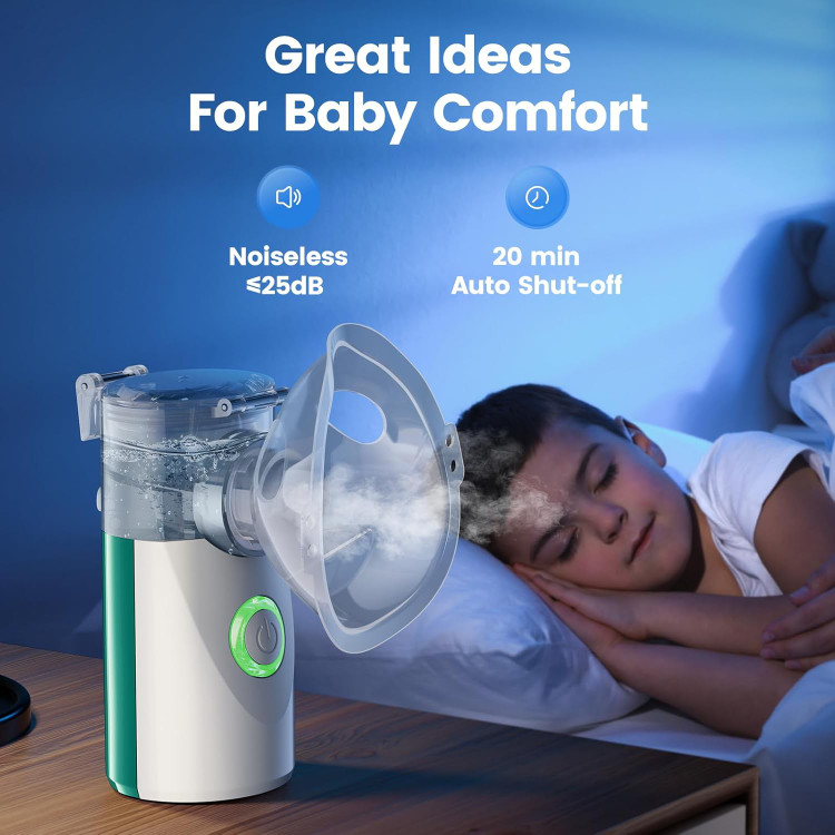 دستگاه نبولایزر برای افراد با تنگی نفس در اتاق خواب