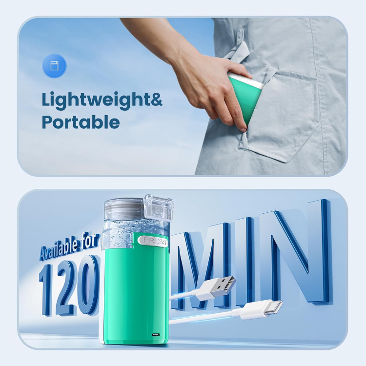 Nebulizer, Portable Nebulizer, Nebulizer for Adults and Kids, Nebulizer Machine for Home, Office,Travel
