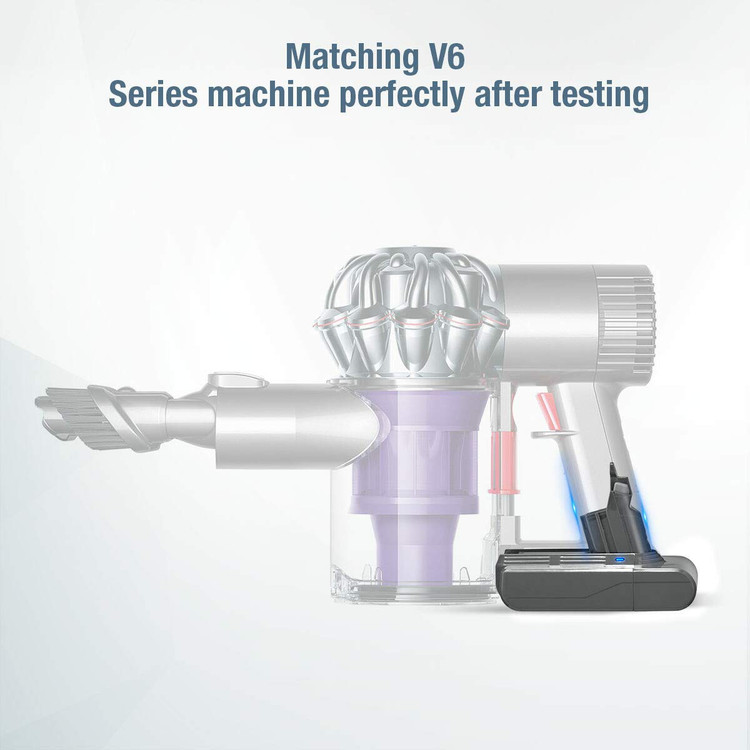 باطری جارو شارژی دایسون انگلستان Powery Akku für kabellosen Staubsauger Dyson V7 21 6V Li Ion