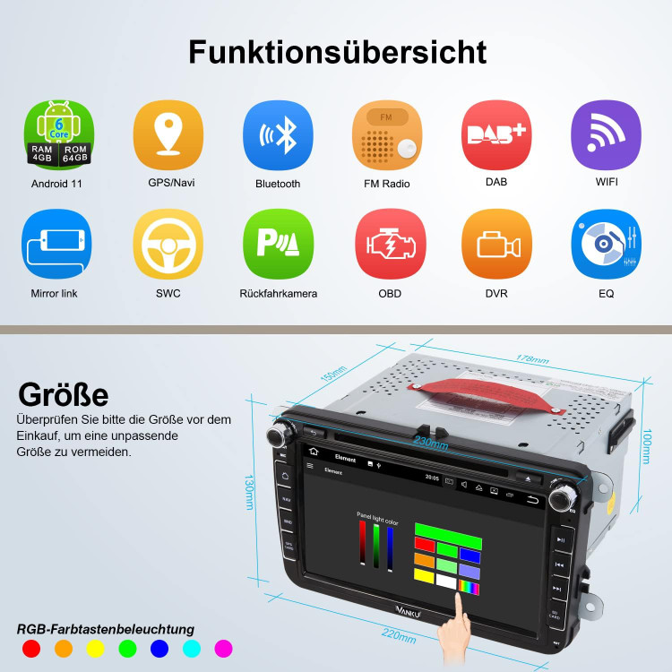 بخش تصویری و مانیتور ماشین